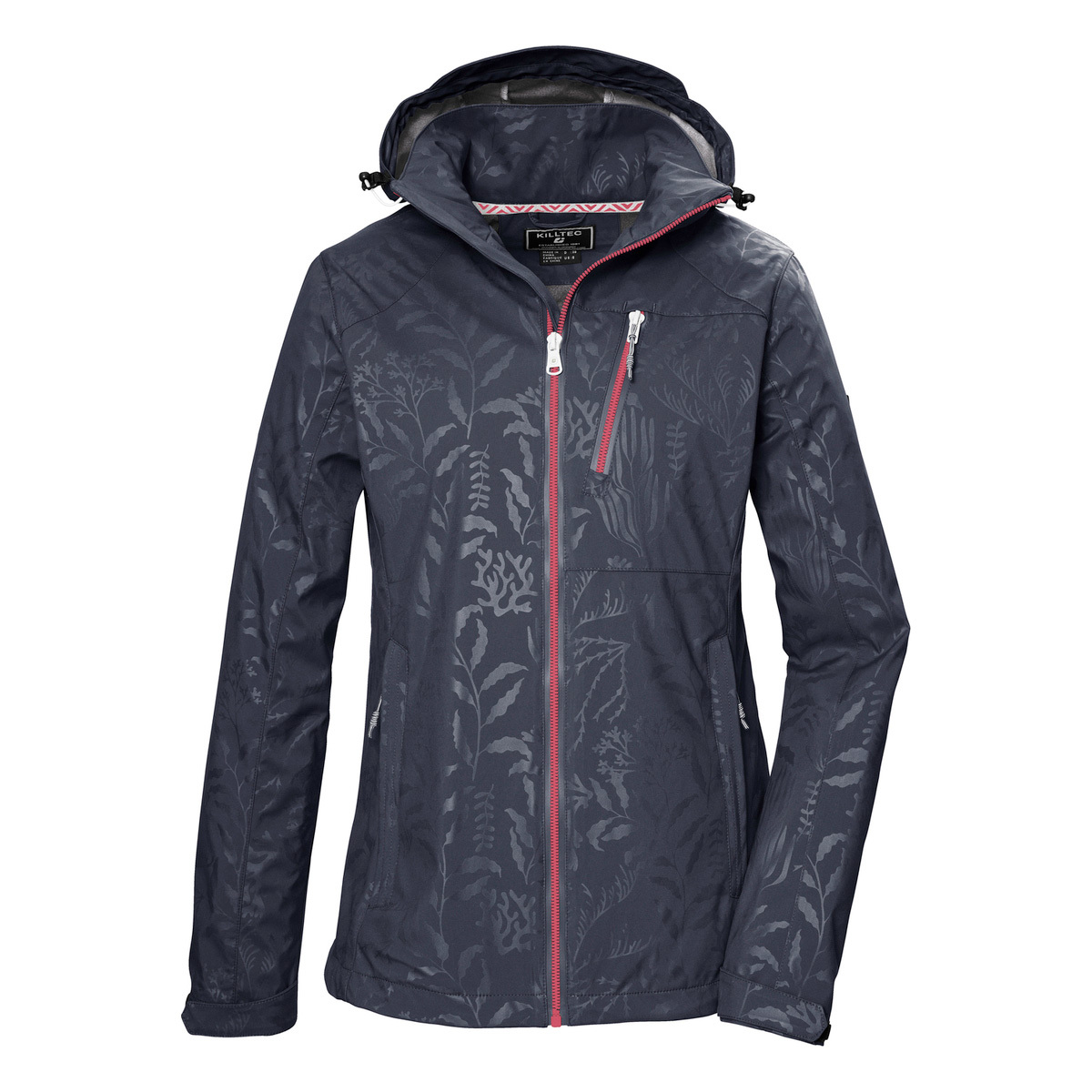 Dámská bunda KOS 122 WMN SFTSHL JCKT FLORAL