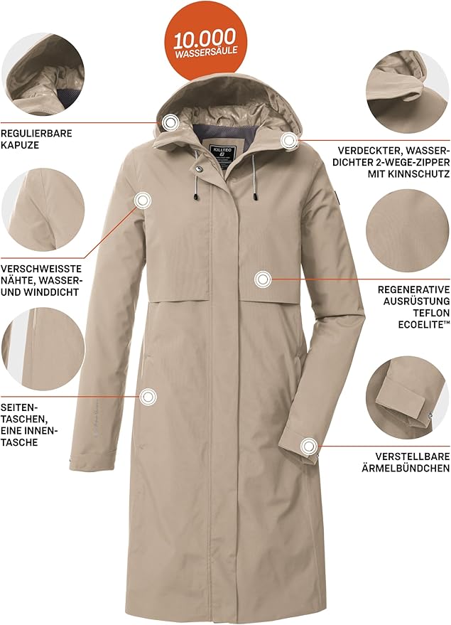 Dámská prodloužená bunda KOS 46 WMN PRK