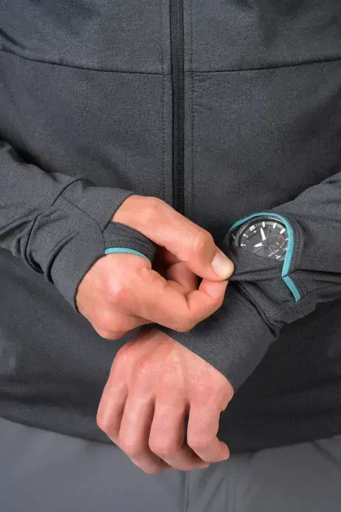 Pánská funkční mikina Hannah ETHAN HOODY, antracitová