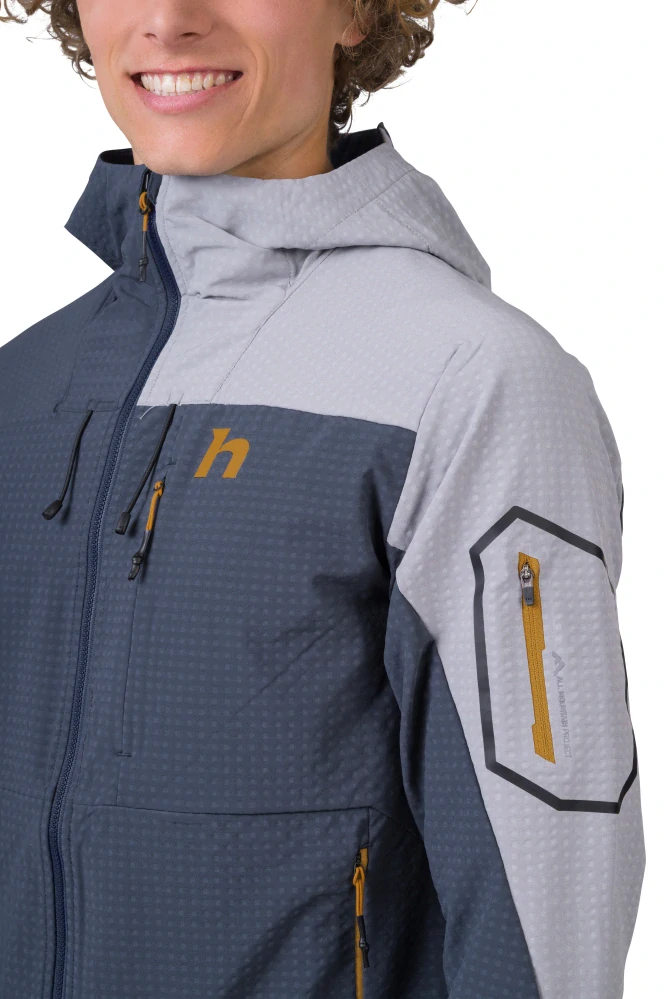 Pánská bunda Hannah AREN HOODY,  tmavě modrá