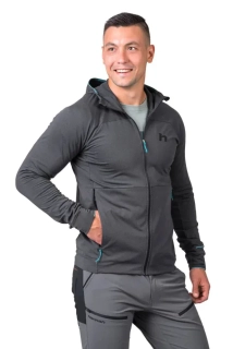Pánská funkční mikina Hannah ETHAN HOODY, antracitová
